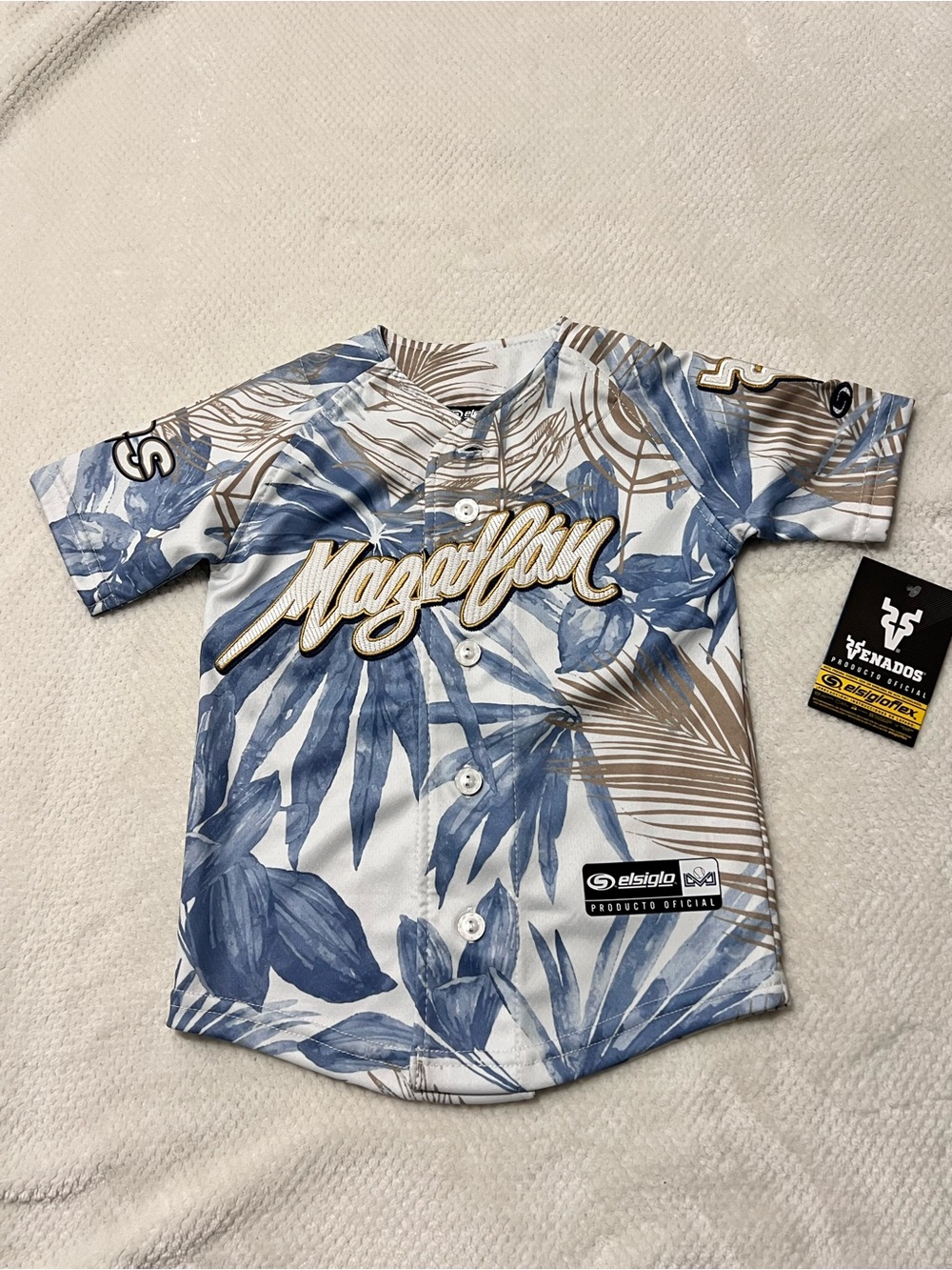 El Siglo Venados de Mazatlan Tropical Print Baseball Jersey